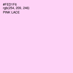 #FED1F6 - Pink Lace Color Image